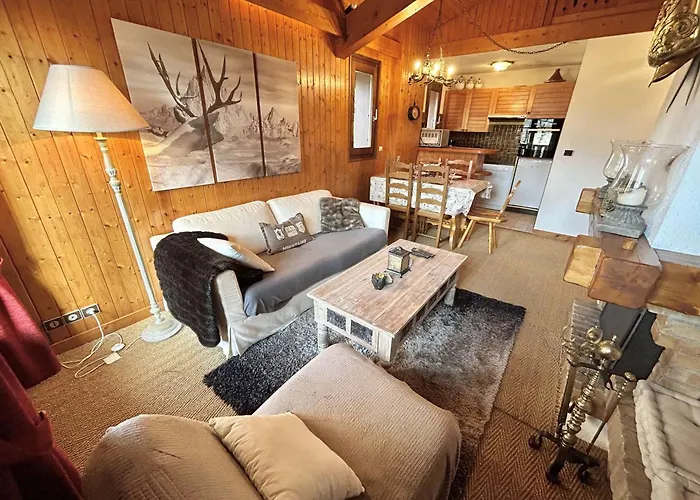 Cosy A Megeve: 3 Pieces + Mezzanine, 4 Couchages - Proche Remontees Mecaniques Et Golf - Fr-1-597-19 *